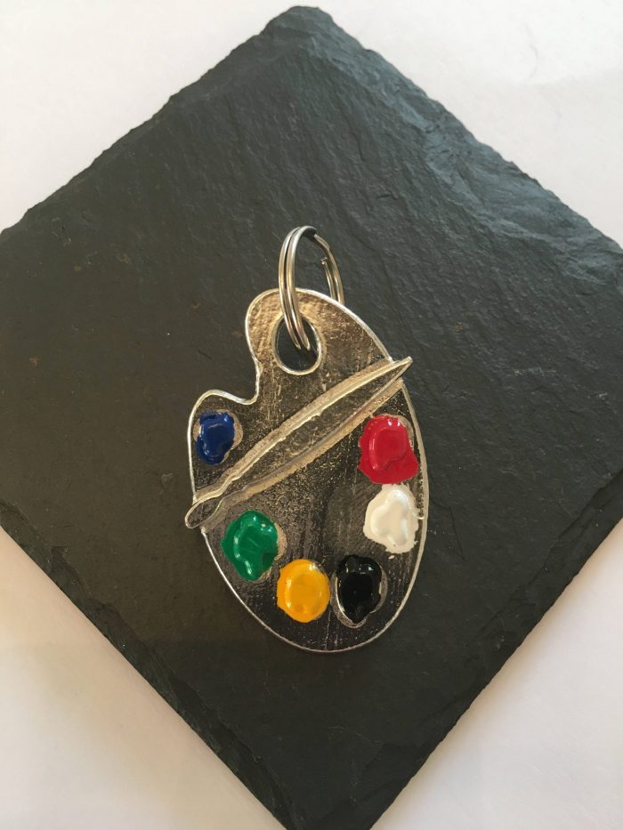 Paint Palette Key ring
