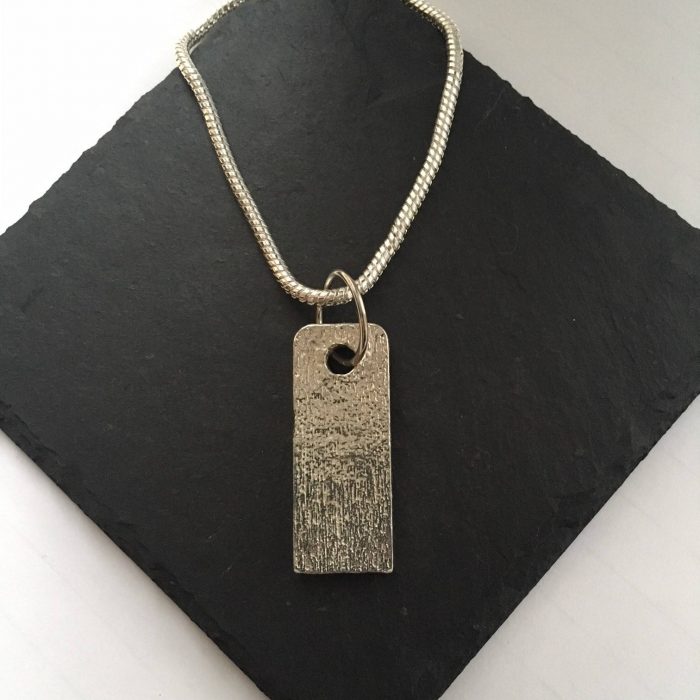 Tag Style Pendant