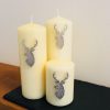 Stag Head Candle Decor – set of 3 Stag Head Candle Decor – set of 3