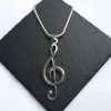 Treble Clef Pendant