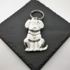 Sitting Dog key ring
