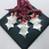 Holly Leaf with Berries Christmas Decoration – Set of 3