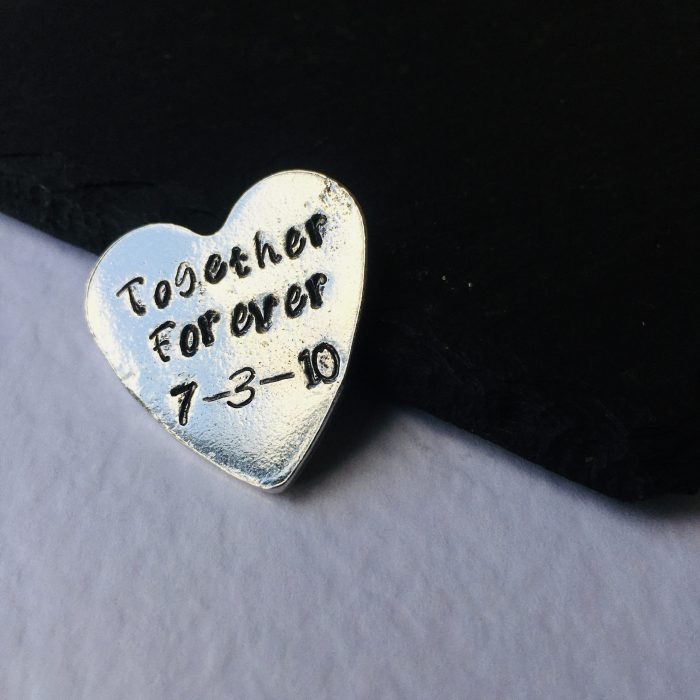 Together Forever – Personalised Heart Keepsake Token