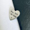 Stay Safe, Be Kind – Personalised Heart Keepsake Token