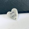 Stay Safe – Personalised Heart Keepsake Token