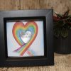 NHS Superhero Box Frame Personalised Heart Keepsake NHS Superhero Box Frame Personalised Heart Keepsake