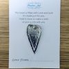 Pocket Hug Personalised Heart Keepsake Token on Card