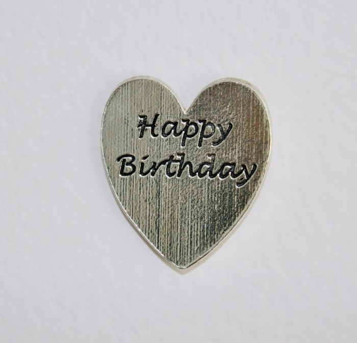 Happy Birthday – Heart Keepsake Card Happy Birthday – Heart Keepsake Card