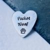 Pocket Woof – Personalised Heart Keepsake Token