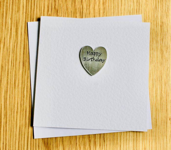 Happy Birthday – Heart Keepsake Card Happy Birthday – Heart Keepsake Card