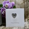 40th Happy Birthday – Heart Keepsake Card 40th Happy Birthday – Heart Keepsake Card