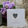 65th Happy Birthday – Heart Keepsake Card