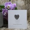 80th Happy Birthday – Heart Keepsake Card 80th Happy Birthday – Heart Keepsake Card