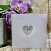65th Happy Birthday – Heart Keepsake Card