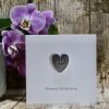 50th Happy Birthday – Heart Keepsake Card