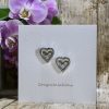 Congratulations – Double Heart Keepsake Card