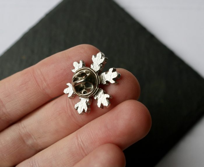 Snowflake Pin Badge Snowflake Pin Badge